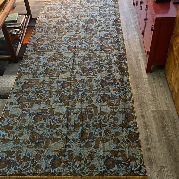 Vintage 1963 Gorgeous Indonesia Long Sarong  Made and purchased in Indonesian - Picture 1 of 5